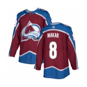 Men's Avalanche #8 Cale Makar Burgundy Home Authentic Stitched Hockey Jersey