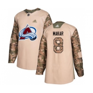 Men's Avalanche #8 Cale Makar Camo Authentic 2017 Veterans Day Stitched Hockey Jersey