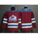 Men's Avalanche Blank Red Stitched Hockey Hockey Jersey