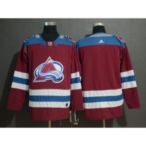 Men's Avalanche Blank Red Stitched Hockey Hockey Jersey