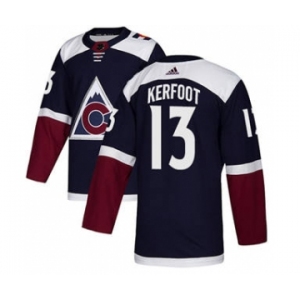 Men's Colorado Avalanche #13 Alexander Kerfoot Navy Alternate Stitched Hockey Jersey