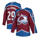 Men's Colorado Avalanche #29 Nathan MacKinnon 2022 Stanley Cup Champions Patch Stitched Jersey