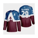 Men's Colorado Avalanche #29 Nathan Mackinnon 2020 Stadium Series Burgundy Stitched Hockey Jersey