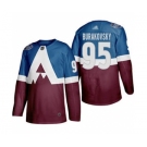 Men's Colorado Avalanche #95 Andre Burakovsky 2020 Stadium Series Burgundy Stitched Hockey Jersey