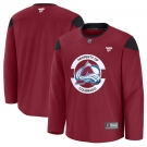 Men's Colorado Avalanche Burgundy 2024-25 Team Practice Stitched Jersey