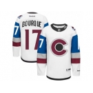 Men's Reebok Colorado Avalanche #17 Rene Bourque Authentic White 2016 Stadium Series NHL Jersey