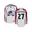 Men's Reebok Colorado Avalanche #27 Andreas Martinsen Authentic White Away NHL Jersey