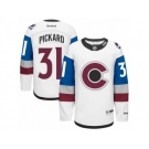 Men's Reebok Colorado Avalanche #31 Calvin Pickard Authentic White 2016 Stadium Series NHL Jersey