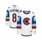 Men's Reebok Colorado Avalanche #8 Joe Colborne Authentic White 2016 Stadium Series NHL Jersey