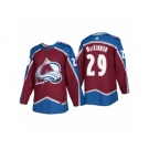 Men's adidas Colorado Avalanche #29 Nathan MacKinnon 2017-2018 Season Home Jersey