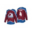 Men's adidas Colorado Avalanche #4 Tyson Barrie 2017-2018 Season Home Jersey