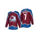 Men's adidas Colorado Avalanche #7 John Mitchell 2017-2018 Season Home Jersey