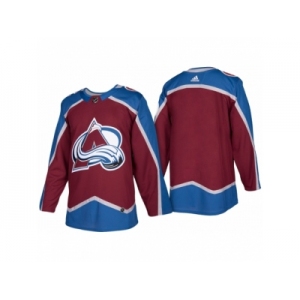 Men's adidas Colorado Avalanche Burgundy 2017-2018 Season New-Look Blank Jersey