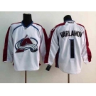 nhl jerseys colorado avalanche #1 varlamov white