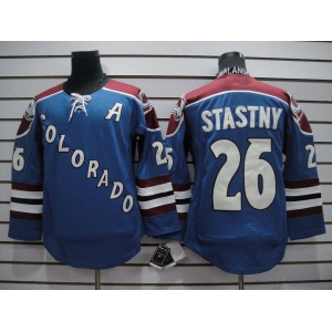 nhl jerseys colorado avalanche #26 stastny blue