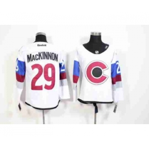 nhl jerseys colorado avalanche #29 mackinnon white[2015 new]