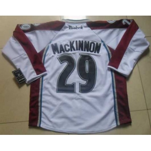 nhl jerseys colorado avalanche #29 mackinnon white