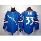 nhl jerseys colorado avalanche #33 roy blue