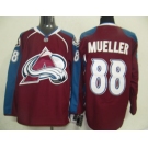 nhl jerseys colorado avalanche #88 mueller (red blue)