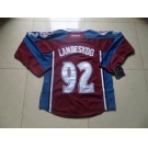 nhl jerseys colorado avalanche #92 landeskog(red blue)