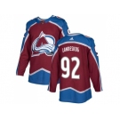 Youth Adidas Colorado Avalanche #92 Gabriel Landeskog Burgundy Home Authentic Stitched NHL Jersey