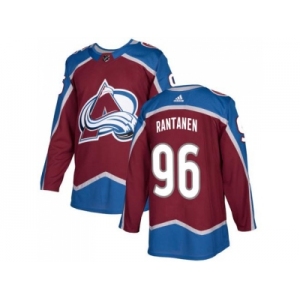 Youth Adidas Colorado Avalanche #96 Mikko Rantanen Burgundy Home Authentic Stitched NHL Jersey