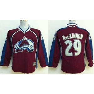 youth nhl jerseys colorado avalanche #29 mackinnon red