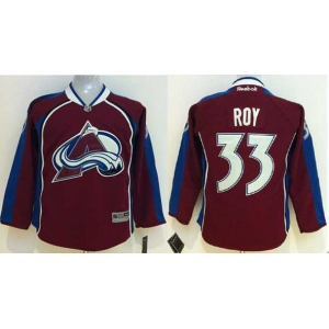 youth nhl jerseys colorado avalanche #33 roy red