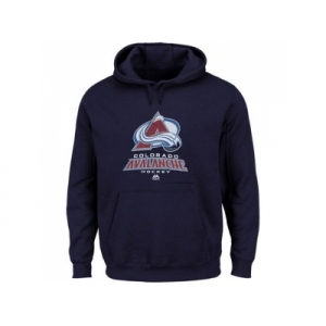 Colorado Avalanche Majestic Navy Blue Big & Tall Critical Victory Pullover Hoodie