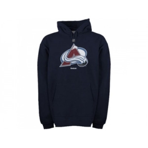 Reebok Colorado Avalanche Steel Blue Primary Logo Pullover Hoodie
