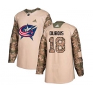 Blue Jackets #18 Pierre-Luc Dubois Camo 2017 Veterans Day Stitched Hockey Jersey