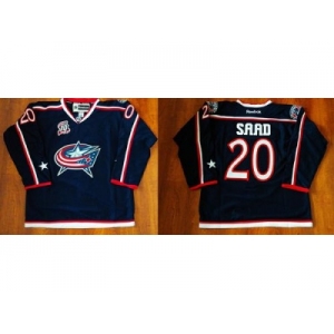 Columbus Blue Jackets #20 Brandon Saad Navy Blue Home Stitched NHL Jersey