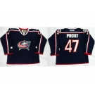 Columbus Blue Jackets #47 Dalton Prout Navy Blue Home Stitched NHL Jersey