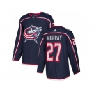 Men Adidas Columbus Blue Jackets #27 Ryan Murray Navy Blue Home Authentic Stitched NHL Jersey