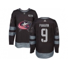 Men Adidas Columbus Blue Jackets #9 Artemi Panarin Black 1917-2017 100th Anniversary Stitched NHL Jersey