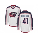 Men Columbus Blue Jackets #41 Alexander Wennberg White Away NHL Jersey