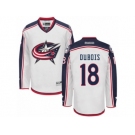 Men Reebok Columbus Blue Jackets #18 Pierre-Luc Dubois Authentic White Away NHL Jersey