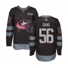 Men's Blue Jackets #56 Marko Dano Black 1917-2017 100th Anniversary Stitched Hockey Jersey