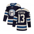 Men's Columbus Blue Jackets #13 Cam Atkinson Navy Alternate Stitched Hockey Jersey