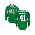 Men's Columbus Blue Jackets #41 Alexander Wennberg St. Patrick's Day Practice NHL Jersey