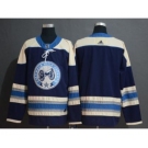 Men's Columbus Blue Jackets Blank Navy Hockey Jersey