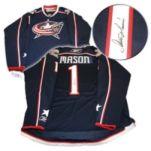 nhl columbus blue jackets #1 mason blue