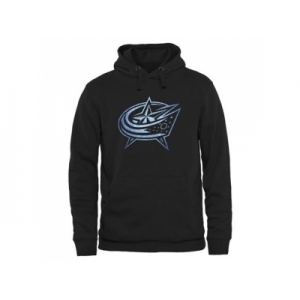 Columbus Blue Jackets Black Rinkside Pond Hockey Pullover Hoodie