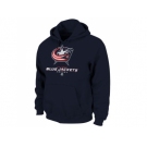 Columbus Blue Jackets Majestic Navy Blue Critical Victory VIII Fleece Hoodie