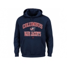 Columbus Blue Jackets Majestic Navy Blue Heart & Soul Hoodie