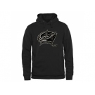 Men's Columbus Blue Jackets Black Rink Warrior Pullover Hoodie