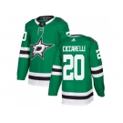 Adidas Dallas Stars #20 Dino Ciccarelli Green Home Authentic Stitched NHL Jersey