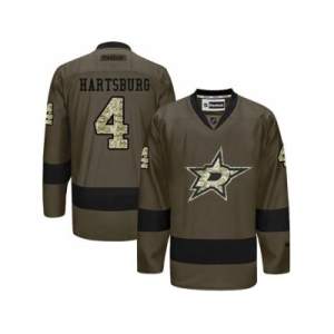 Dallas Stars #4 Craig Hartsburg Green Salute to Service Stitched NHL Jersey
