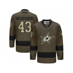 Dallas Stars #43 Valeri Nichushkin Green Salute to Service Stitched NHL Jersey