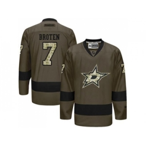 Dallas Stars #7 Neal Broten Green Salute to Service Stitched NHL Jersey